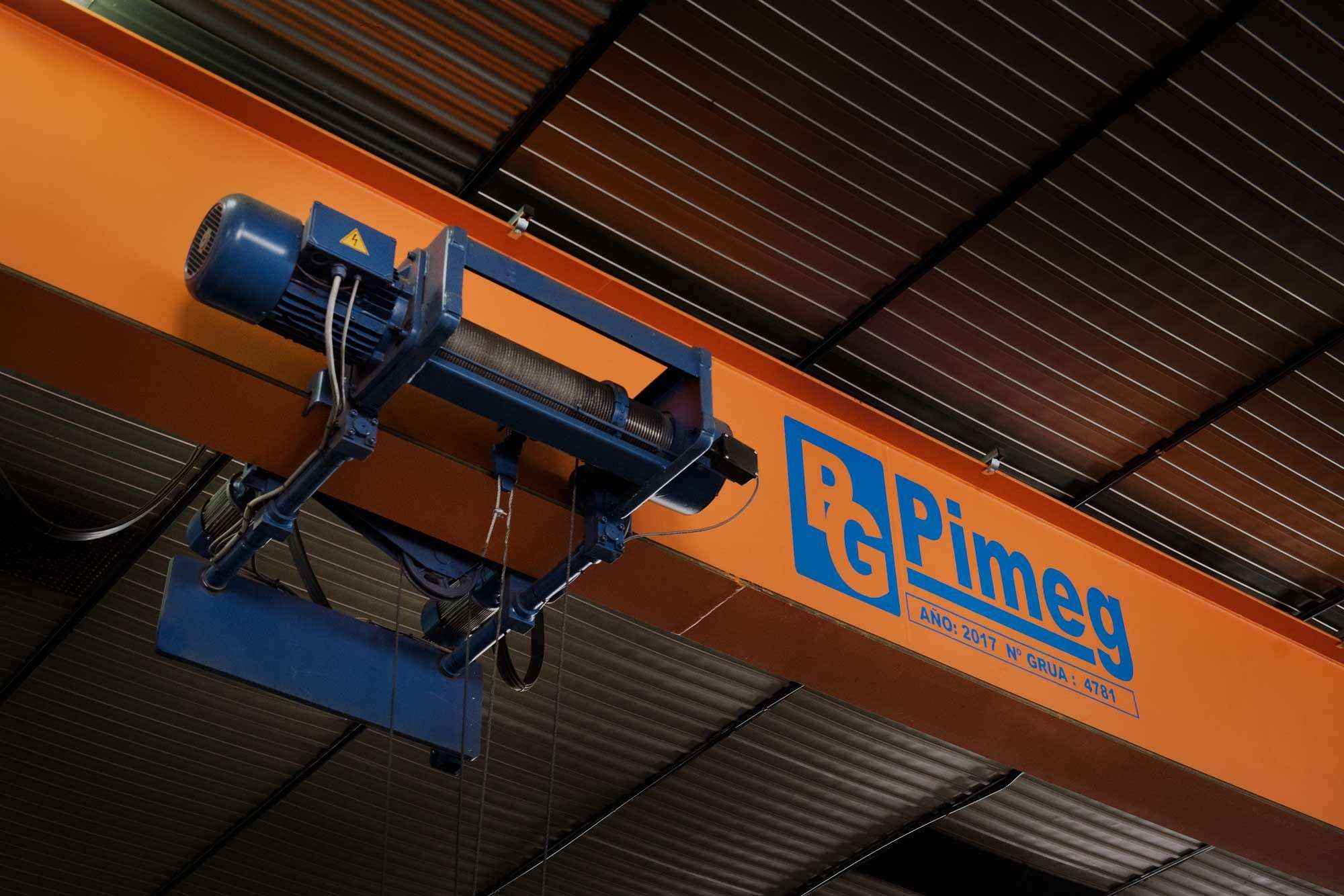 Más de 1000 empresas confían en PIMEG para la reparación de sus puentes grúa